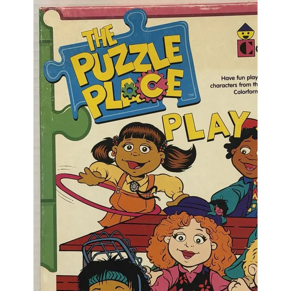 Colorforms The Puzzle Place Playset #790 1995 Vintage FREE SHIPPING